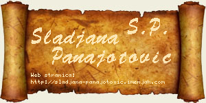 Slađana Panajotović vizit kartica